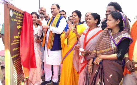 स्वास्थ्य मंत्री ने रखी विकास की मजबूत नींव, 301.32 लाख से बनेगा भव्य जिला पंचायत भवन