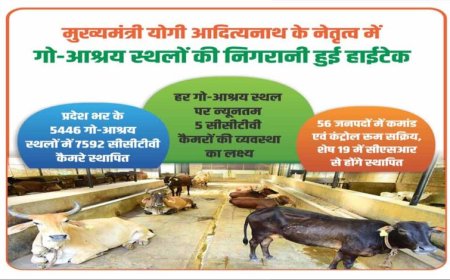 देश भर के 5446 गो-आश्रय स्थलों में लगाए गए 7592 सीसीटीवी कैमरे