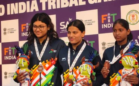कर्नाटक के तैराक मणिकांता ने स्वर्ण पदकों की हैट्रिक पूरी की, छत्तीसगढ़ की अनुष्का भगत ने जीता दूसरा पदक