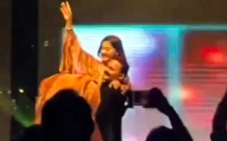 IPS केके बिश्नोई ने रिंग सेरेमनी में ASP अंशिका को गोदी में उठाया, प्यार करेगी गाने पर डांस से जीता दिल