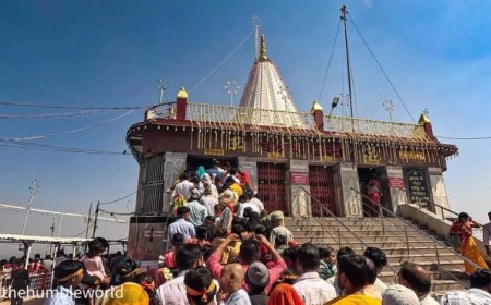 मां शारदा मंदिर मैहर में 9 दिनों में 10 लाख से ज्यादा भक्तों ने किए दर्शन, चौथे दिन रही सबसे ज्यादा भीड़