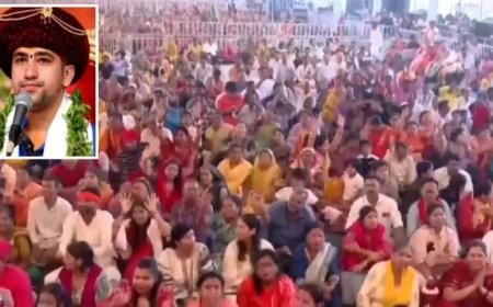 छत्तीसगढ़ में बागेश्वर सरकार की कड़ी चेतावनी, धर्मांतरण पर बोले- ‘ठठरी मारी जाएगी’