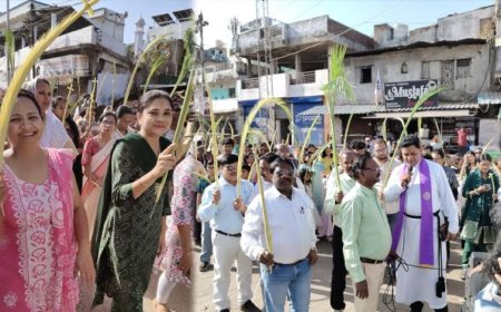 पाम संडे पर ईसाई समाज ने एक स्वर में व्यक्त की श्रद्धा, सभी ने कहा – प्रभु हम आपके सेवक हैं