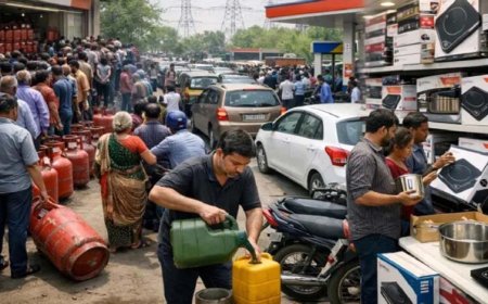 MP में पेट्रोल-डीजल पर्याप्त, लेकिन रसोई गैस पर ‘पैनिक’: भोपाल में दो दिन में 28,000 सिलेंडर की बुकिंग, सप्लाई 70% ही हुई