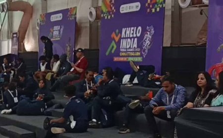 खेलो इंडिया ट्राइबल गेम्स 2026: महिला 86+ किग्रा वेटलिफ्टिंग में मिजोरम की ज़ोसांगज़ुआली ने जीता स्वर्ण