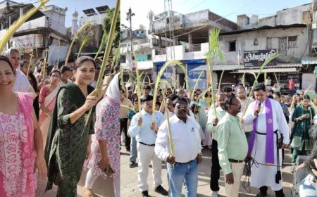 पाम संडे पर प्रार्थना और जुलूस, देश-विदेश में शांति की कामना