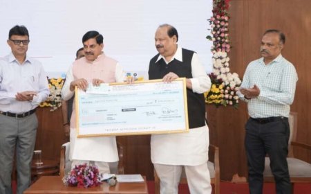 मध्यप्रदेश लघु उद्योग निगम लिमिटेड द्वारा मध्यप्रदेश शासन को राशि रू. 8.00 करोड का लाभांश भुगतान किया गया