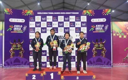खेलो इंडिया ट्राइबल गेम्स 2026: कुश्ती स्पर्धा के तीसरे दिन भी जारी रहा मुकाबले का रोमांच