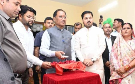 धरसींवा में आधुनिक तहसील कार्यालय का लोकार्पण: सुगम, पारदर्शी और नागरिक-केंद्रित प्रशासन की दिशा में बड़ा कदम – मुख्यमंत्री  विष्णु देव साय