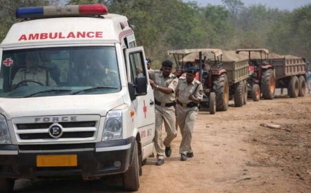 बालाघाट में पुलिस का अनोखा ऑपरेशन: एंबुलेंस में छिपकर पहुंची टीम, रेत माफिया के ट्रैक्टर जब्त
