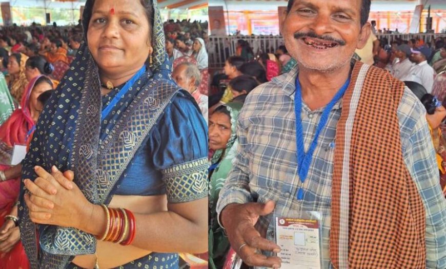 भूमिहीन कृषि मजदूर कल्याण योजना की राशि बनी सहारा सिलाई मशीन से जिंदगी बुनती थी, अब जिंदगी संवरेगी