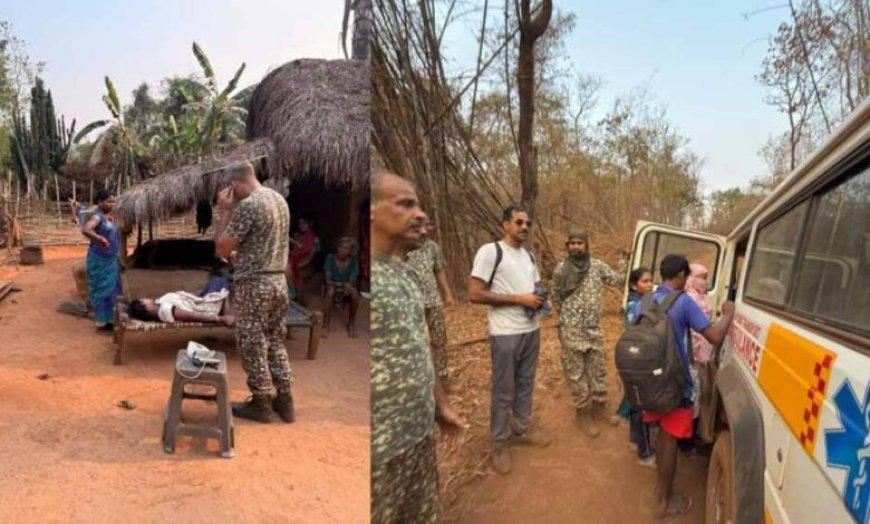 ITBP जवानों की दरियादिली: गर्भवती महिला को 5 किमी कंधों पर उठाकर बचाई जान