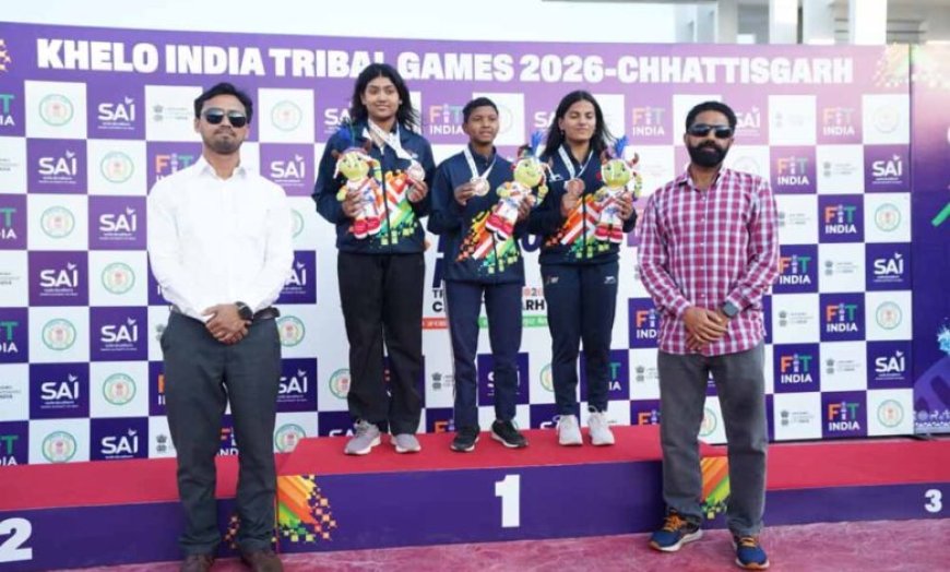 खेलो इंडिया ट्राइबल गेम्स 2026: तैराकी में कर्नाटक का दबदबा, महिला वर्ग में ओडिशा बनी चौंपियन