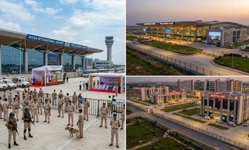 नोएडा एयरपोर्ट: दो स्थानों पर 07-07 यूनिट के अग्निशमन केंद्र किए जाएंगे स्थापित