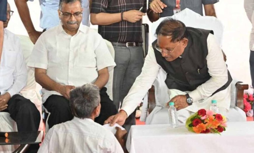 संवेदनशील नेतृत्व की मिसाल: मुख्यमंत्री साय ने दिव्यांग चंदूलाल की सुनी पुकार, मिनटों में मिला समाधान
