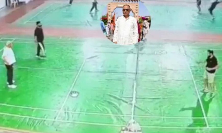 महोबा: बैडमिंटन खेलते वक्त खिलाड़ी की मौत, 5 सेकंड में तोड़ा दम, घटना CCTV में कैद