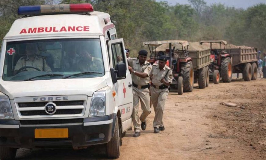 बालाघाट में पुलिस का अनोखा ऑपरेशन: एंबुलेंस में छिपकर पहुंची टीम, रेत माफिया के ट्रैक्टर जब्त