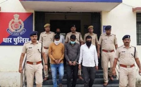 धार में फर्जी बीमा क्लेम गिरोह का पर्दाफाश, दो वकीलों समेत पांच आरोपी गिरफ्तार