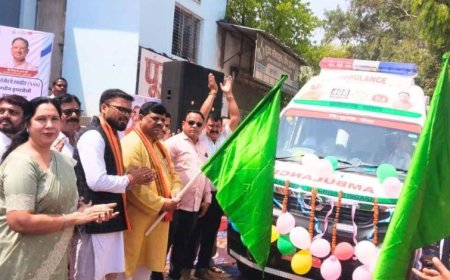ग्रामीण स्वास्थ्य को मिली नई ताकत: 6 संजीवनी एक्सप्रेस एंबुलेंस शुरू