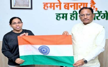 पर्वतारोही अमिता श्रीवास ने की CM साय से मुलाकात …