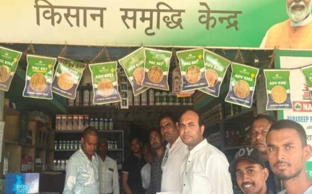 यूरिया की कालाबाजारी पर कार्रवाई तेज, एसडीएम व उप संचालक ने किया निरीक्षण