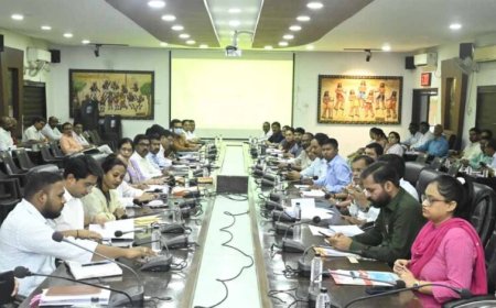 साप्ताहिक टीएल बैठक में कलेक्टर संजय अग्रवाल के सख्त निर्देश