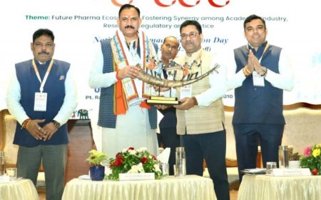 रायपुर : फार्मेसी शिक्षा और शोध से बदलेगी स्वास्थ्य व्यवस्था: स्वास्थ्य मंत्री जायसवाल