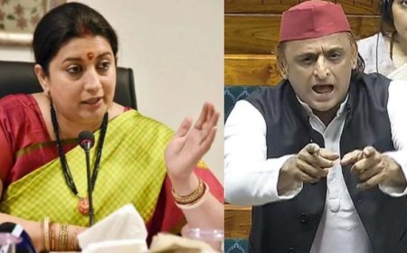 दम है तो गोरखपुर से चुनाव लड़कर दिखाएं’, स्मृति ईरानी ने अखिलेश पर किया पलटवार