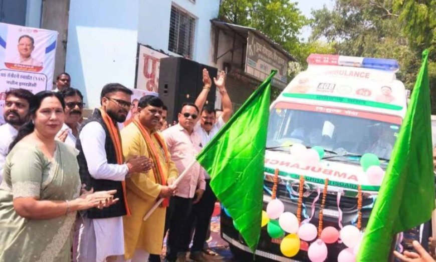 ग्रामीण स्वास्थ्य को मिली नई ताकत: 6 संजीवनी एक्सप्रेस एंबुलेंस शुरू