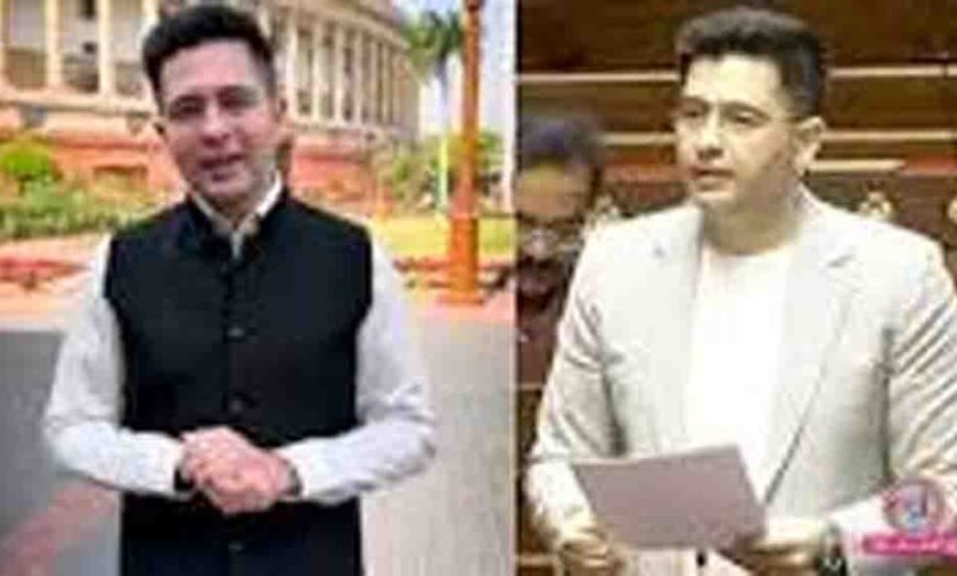 अजीबोगरीब समर्थन,योगी यूथ ब्रिगेड के अध्यक्ष ने उतारी राघव चड्ढा की आरती, बताया देश का सबसे ईमानदार नेता