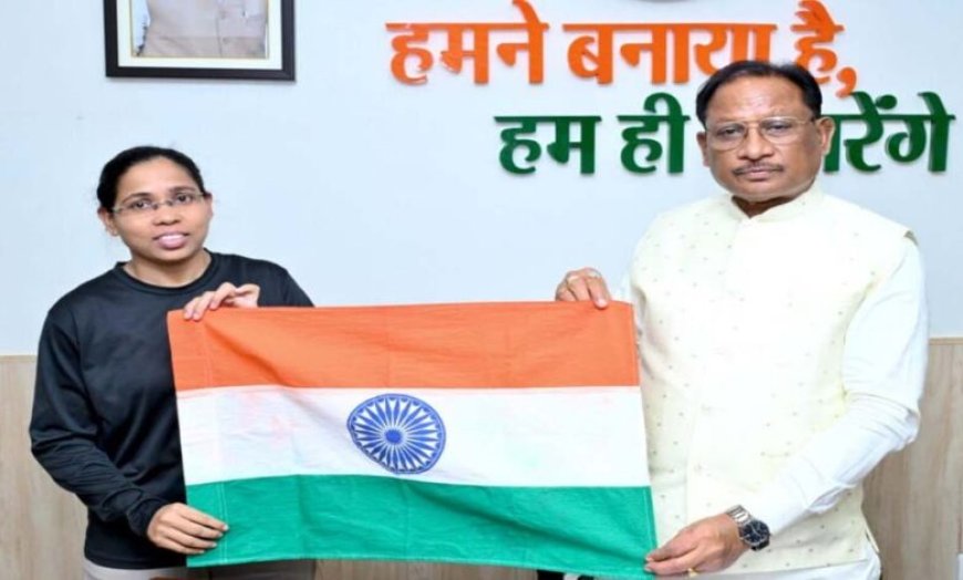 पर्वतारोही अमिता श्रीवास ने की CM साय से मुलाकात …