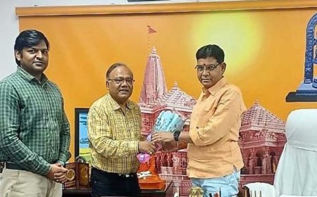 ​उच्च शिक्षा मंत्री से मिले कुलपति प्रो. दयाल, विश्वविद्यालय के गुणात्मक विकास और समस्याओं पर हुई चर्चा