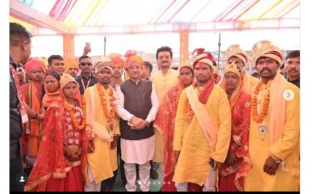 सामाजिक समरसता का उत्सव: मुख्यमंत्री कन्या विवाह योजना के तहत 2300+ जोड़ों की शादी आज