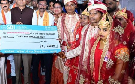 मुख्यमंत्री कन्या विवाह योजना : प्रदेश भर में गूंजीं शहनाइयां, 1385 जोड़े बंधे परिणय सूत्र में