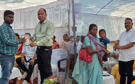 सुशासन तिहार 2026: सिमड़ा शिविर में 4 हितग्राहियों को मिली प्रधानमंत्री आवास योजना की खुशियों की चाबी