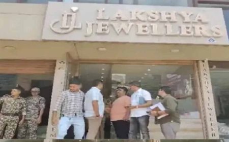 रायपुर के लक्ष्य ज्वेलर्स में 1 करोड़ की चोरी, देर रात चोर ले गए सोने-चांदी के जेवर