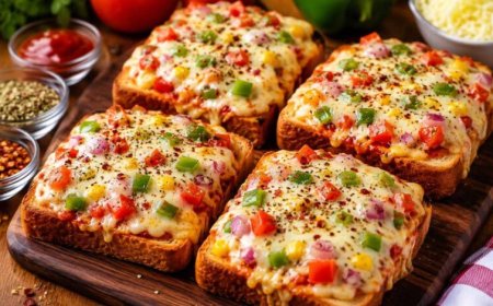 आसान पिज्जा टोस्ट रेसिपी: घर पर बनाएं टेस्टी स्नैक बिना ओवन के