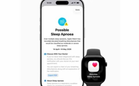 ऐपल ने लॉन्च किया स्लीप एपनिया नोटिफिकेशन फीचर: अब Apple Watch से मिलेगी नींद की बीमारी की जानकारी