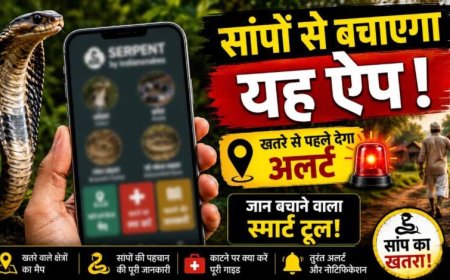 सांपों से बचाव में मदद करेगा ‘Big 4 Mapper’ ऐप: खतरे वाले इलाकों की मिलेगी जानकारी