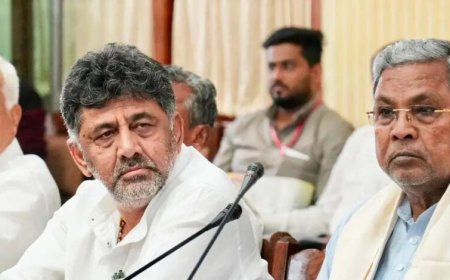 कर्नाटक में फिर तेज हुई सत्ता बदलने की चर्चा, सिद्धारमैया दिल्ली तलब; DK के पोस्टरों ने बढ़ाई हलचल