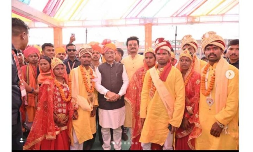 सामाजिक समरसता का उत्सव: मुख्यमंत्री कन्या विवाह योजना के तहत 2300+ जोड़ों की शादी आज