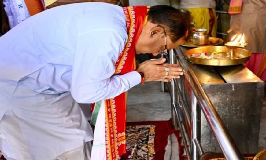 मुख्यमंत्री विष्णुदेव साय ने हरिनाम संकीर्तन यज्ञ में लिया हिस्सा, जगन्नाथ मंदिर में की पूजा-अर्चना