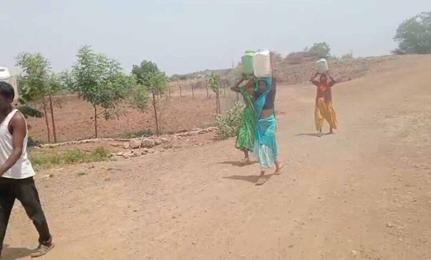 बीना में गहराया जल संकट: 34 मीटर नीचे पहुंचा जलस्तर, डेढ़ किमी दूर से पानी ला रहे लोग