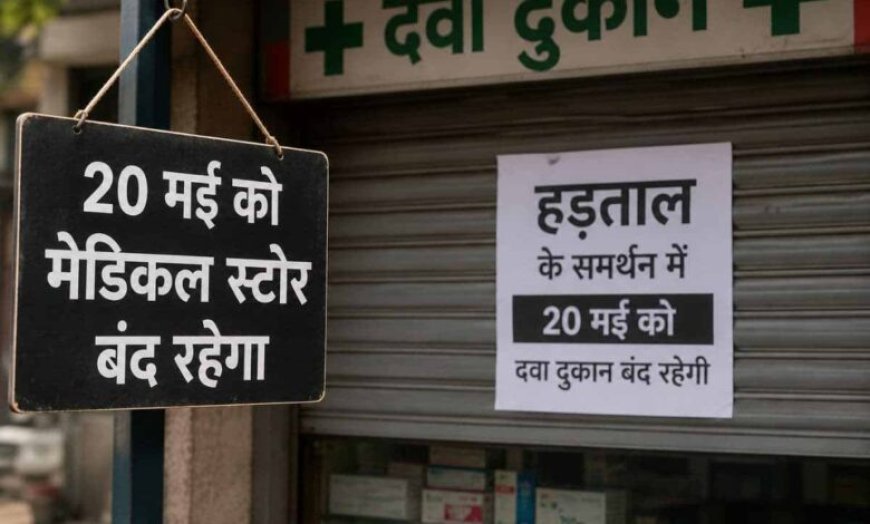 ऑनलाइन दवा बिक्री के विरोध में 20 मई को देशभर के केमिस्टों की एक दिन की हड़ताल