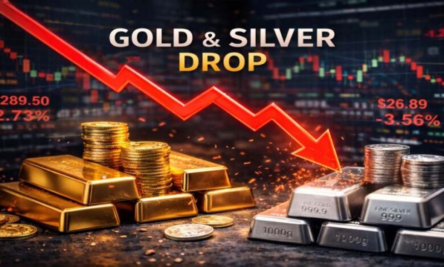 Gold-Silver Price Crash: अचानक धड़ाम हुए चांदी के दाम, सोना भी हुआ सस्ता… जानिए आज का नया रेट