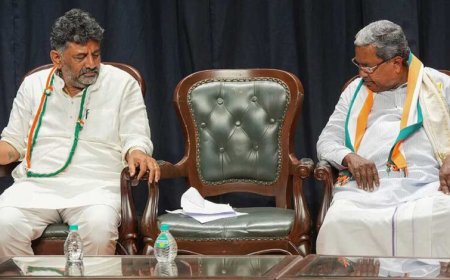 कर्नाटक में सियासी कलह रोकने की कवायद, डीके और सिद्धारमैया को साधने में जुटी दिल्ली