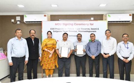मध्यप्रदेश टाइगर फाउंडेशन और डब्ल्यूसीएल के बीच हुए महत्वपूर्ण एमओयू