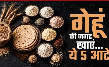 गेहूं का हेल्दी विकल्प: 5 हाई-फाइबर आटे जो बढ़ाएं सेहत