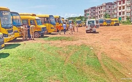 जगदलपुर में स्कूल बसों की जांच में 44 वाहन मिले गायब, अब होगी सख्त कार्रवाई