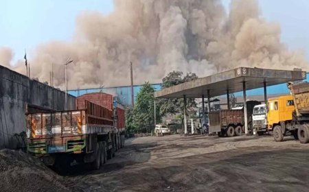 रायगढ़ इस्पात संयंत्र में फर्नेस ब्लास्ट, 4 मजदूर घायल; मौके पर मची अफरा-तफरी
